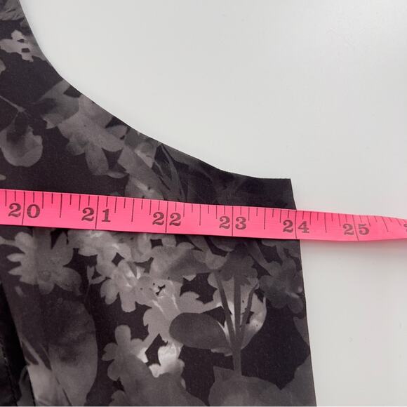 Athleta Tank Top Floral Boat Neck Refined Zephyr Stretch Sleeveless Sz 1X - Picture 4 of 7